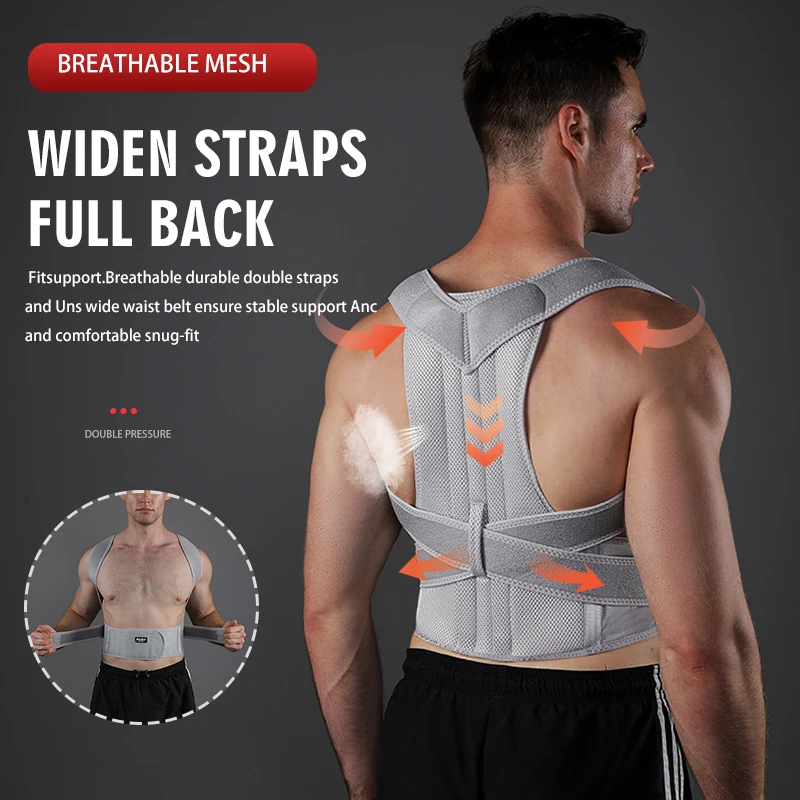 VBOSi Women Men Adjustable Spo - огляд і ціна Posture Corrector Back