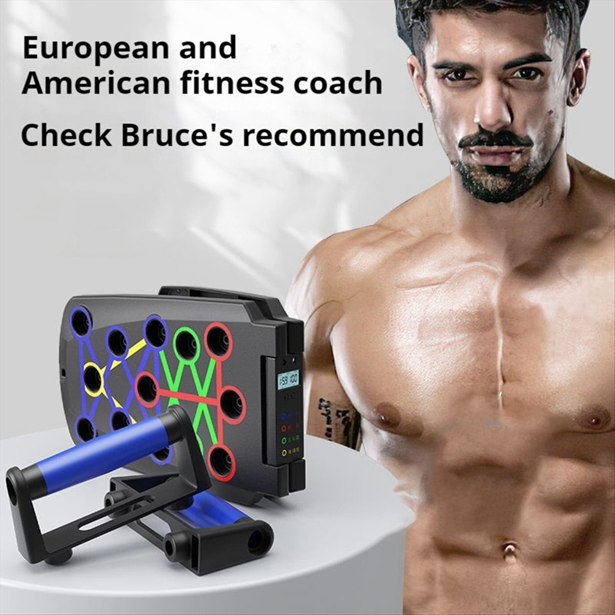 Portable Foldable Push Up Boar - огляд і ціна Push Up Board