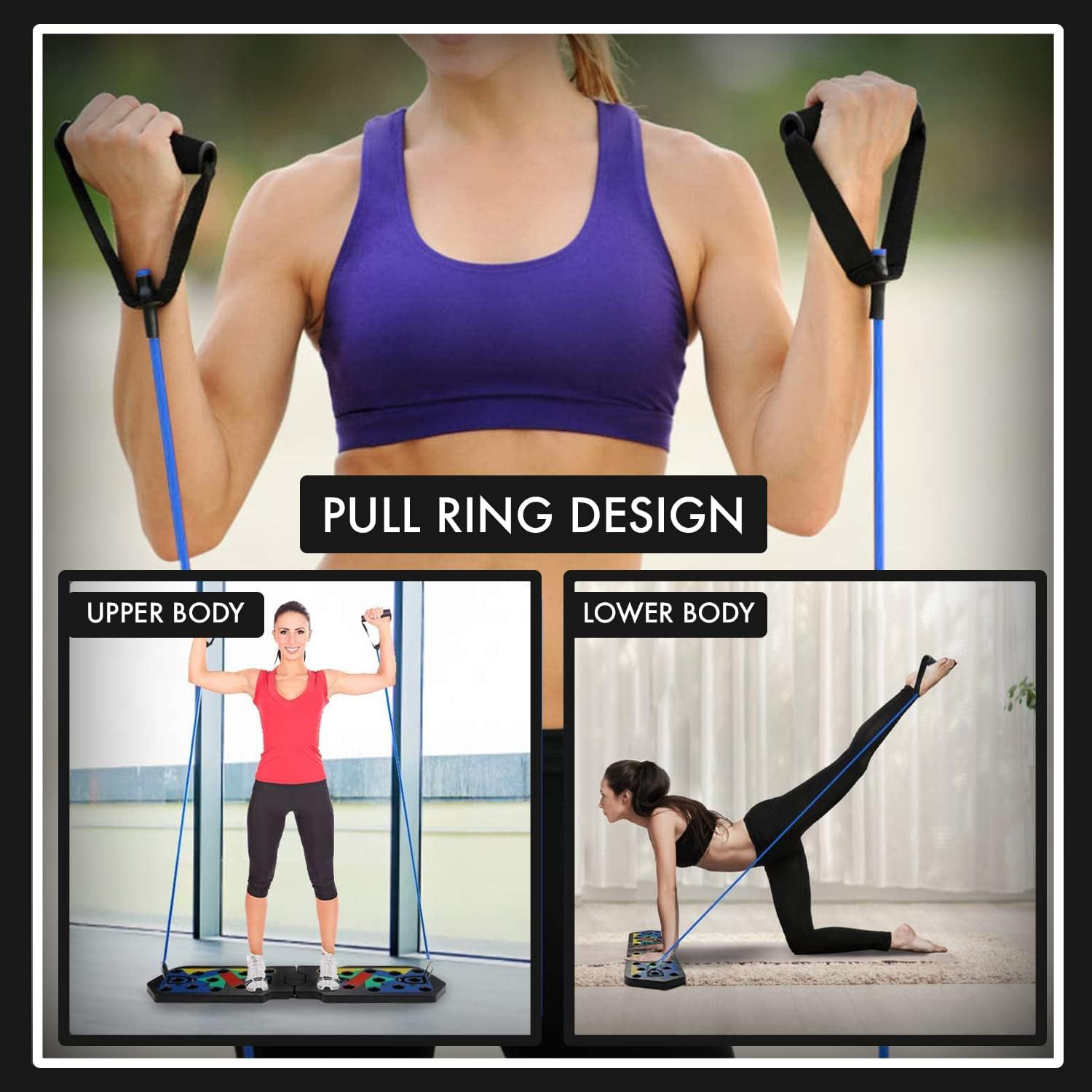 Colorful Folding Push Up Board - огляд і ціна Push Up Board